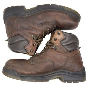 Men's Timberland Pro Series TITAN Leather Work‎ Boots Oil &Slip resistant S-12.5
